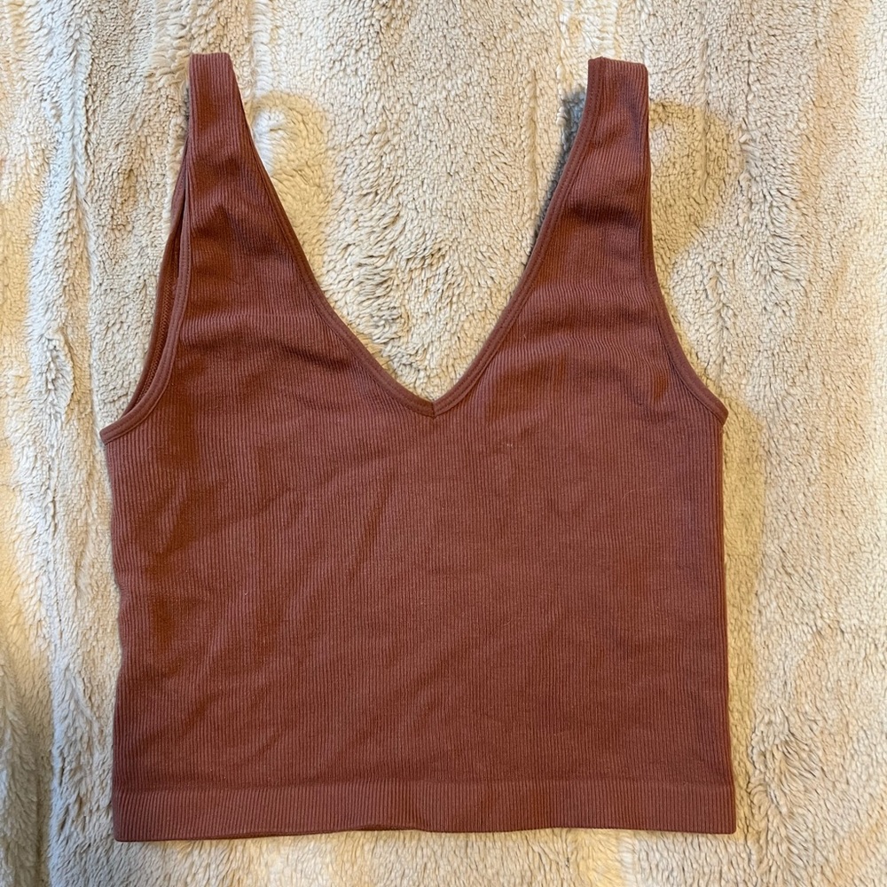 Dusty Pink Cropped Tank